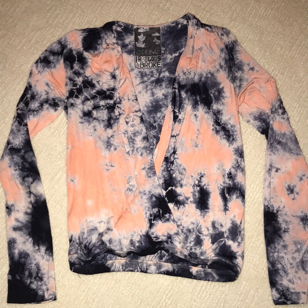 Young Fabulous & Broke Cowl Neck Top - Picture 1 of 1